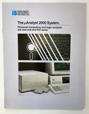 1984 Northwest Instrument Systems Micro Analyst 2000 System Computer PC Brochure