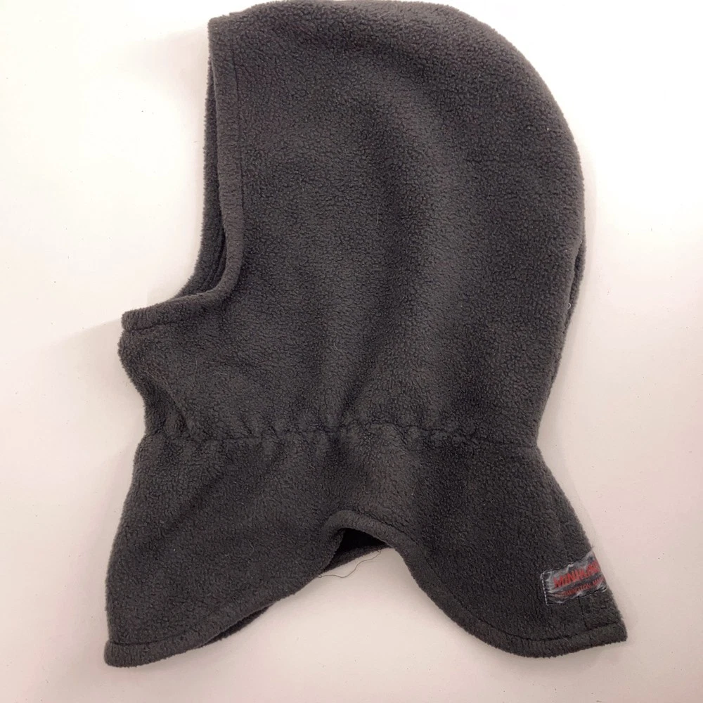 Retro Minikins Farmington Maine Black Fleece Winter hood neck warmer