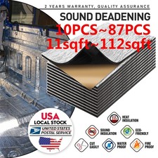 Car Engine Hood Heat Shield Insulation Sound Deadener Noise Mat Deadening Pad