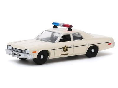 1975 Dodge Monaco - Hazzard County Sheriff 1:64 Scale Model - Greenlight 30140