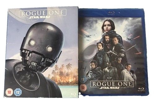 Star Wars 1-9 Complete Saga + Rogue One BLU RAY LOT W/ Slipcovers
