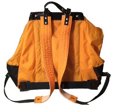 Vintage Go Pack-1 Yellow & Black Daypack Backpack Made Japan