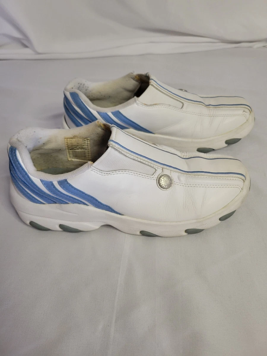 K Swiss Women s Slip On s Lows Baby Blue White 8.5 Limited