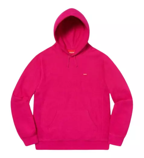 SUPREME Pull Sweat Petite Boîte Logo Sweat à Capuche Homme Fuchsia Large