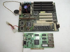 PCChips/Hsin Tech M520 Motherboard w/intel Pentium-S Processor 133Mhz Video Card