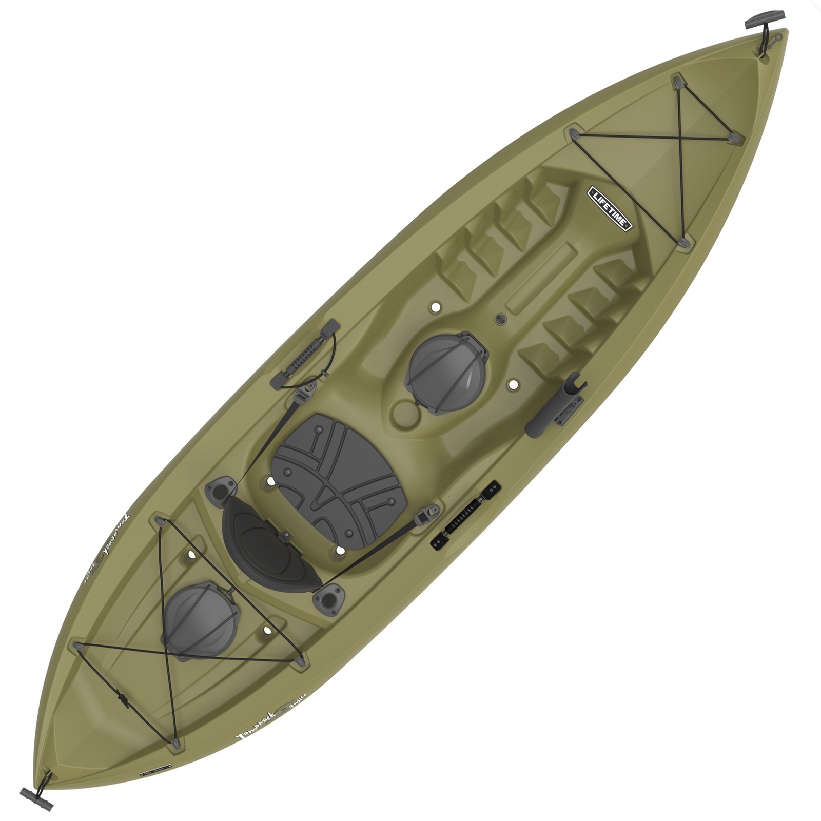 Lifetime Tamarack Angler Sit-On-Top Kayak, Olive, 120