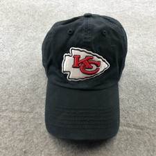 Kansas City Chiefs Hat Cap Adjustable Black Embroidered Arrowhead Logo NFL