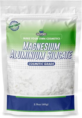 MYOC Magnesium Aluminium Silicate - Pure Cosmetic Grade - 60gm/2.11oz/