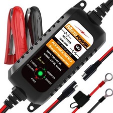 Automatic Battery Charger Maintainer Trickle Desulfator 2"DX4.1"WX1.5"H 12V800mA
