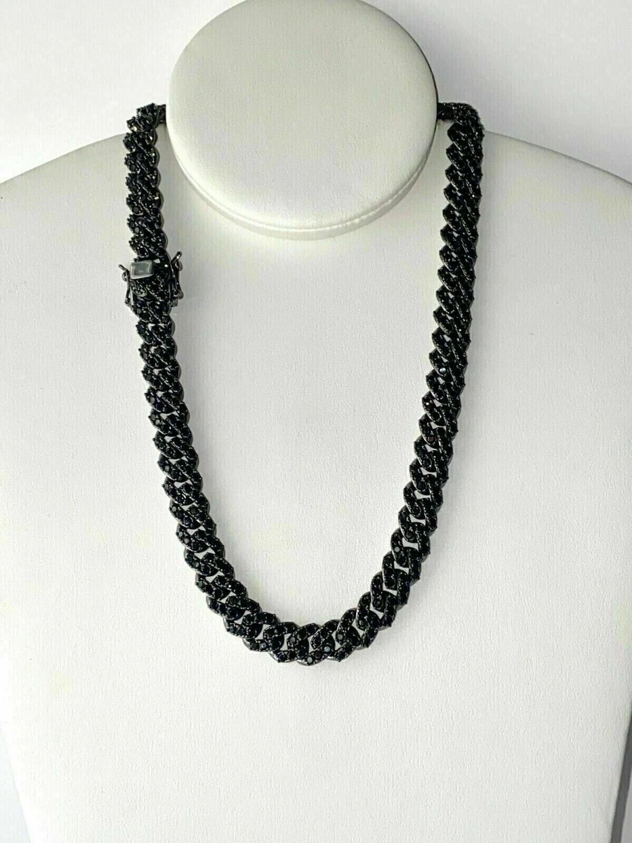 Black diamond cuban chain hotsell