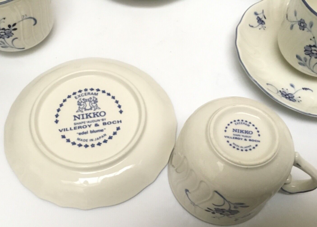 NIKKO Villeroy & Boch 食器セット 5点 s-l1200.png