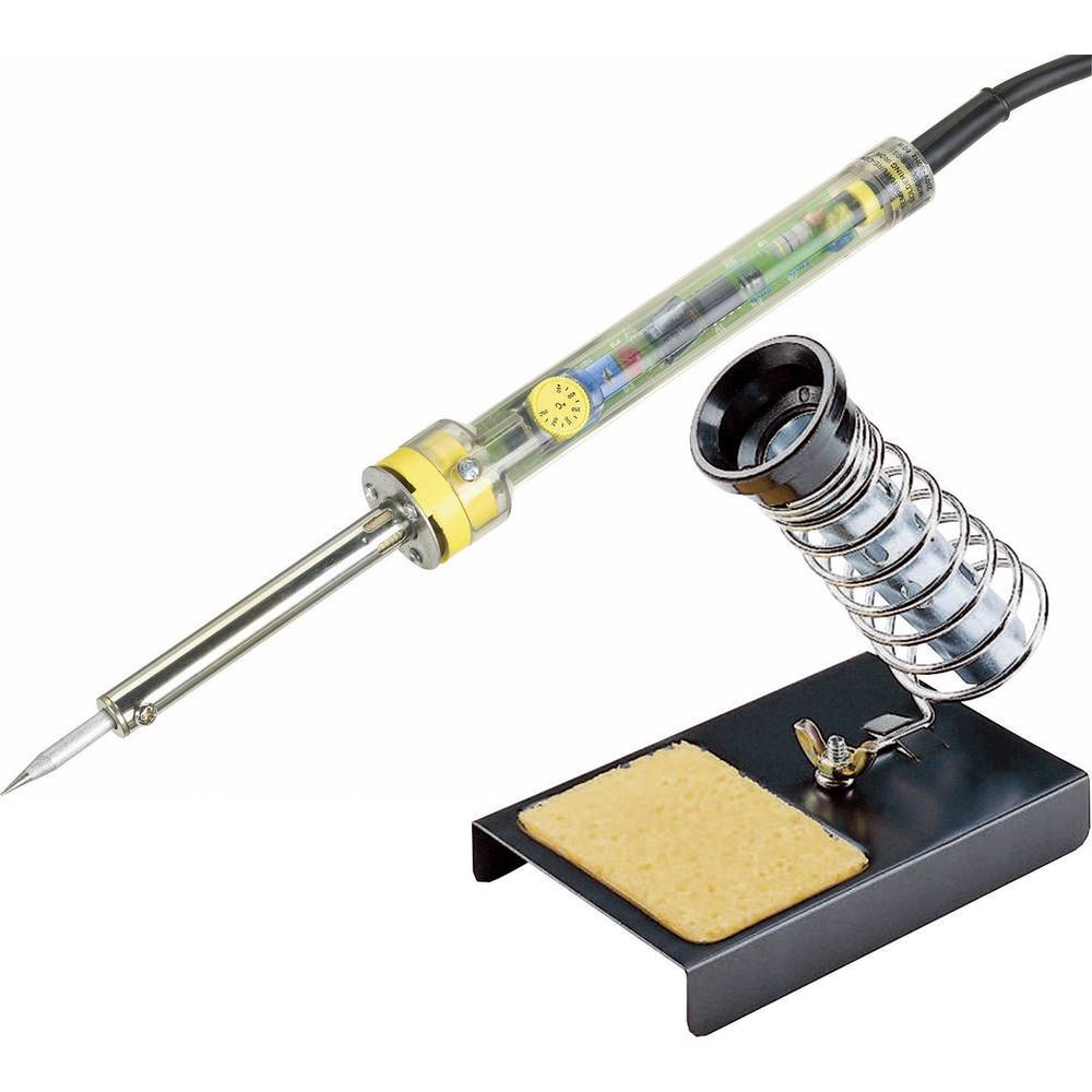TOOLCRAFT JLS-03 Kit saldatore 230 V 60 W Stilo +200 - +450 °C incl. porta