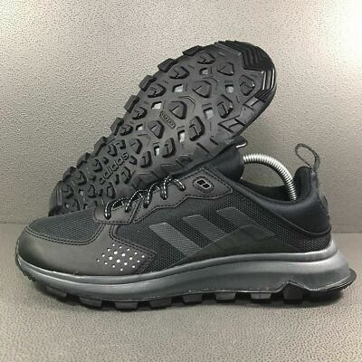 Adidas Response Trail Running Hiking Core Shoes Triple Black Mens 