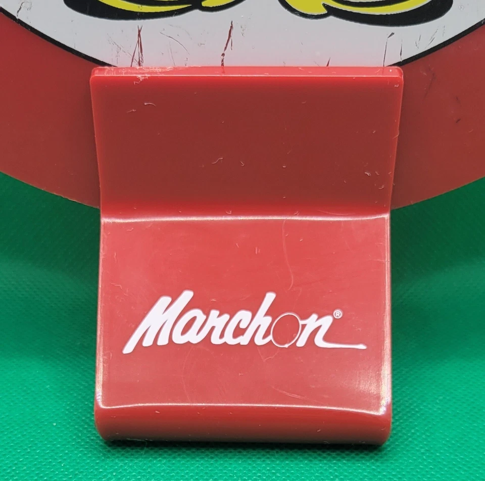 Expositor de tienda Mickey & Co vintage con soporte anteojos Marchon letrero de plástico de 9" Foto 4 de 4