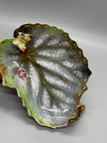 Vintage Lefton Porcelain Trinket Dish Butterfly - Picture 4 of 9