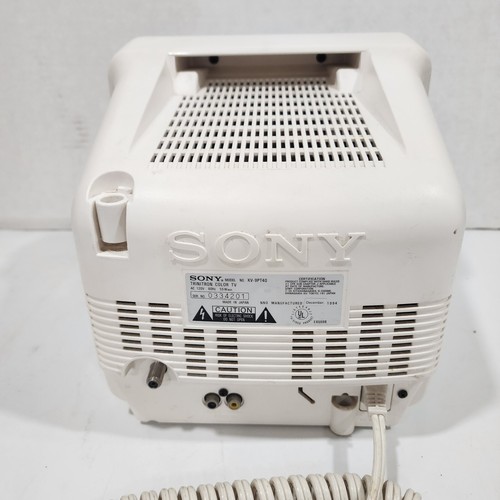 Vintage Sony Trinitron Color TV 9” KV-9PT40 W/ OEM Remote - Picture 5 of 9