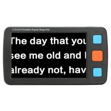 5Inch Electronic Magnifier Low Vision Aid LCD Video Microscope Reading 32X Lupa