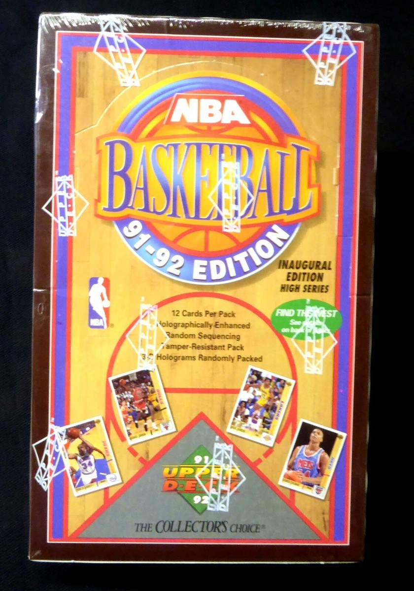 Upper Deck NBA 91-92 Inaugural Edition High Series Box New 