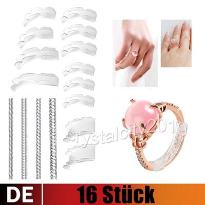 16 Stk. Ring Grössen Verkleinerer Unsichtbare Rings Stück Ringgröße Adjuster