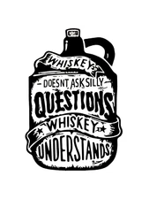 Whiskey Understands Sticker Decal