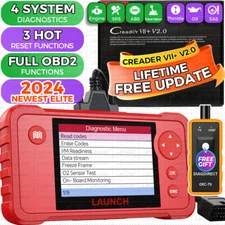 LAUNCH X431 Creader VII+ Car Code Reader Scanner Scan Tool Testing Engine ABS US