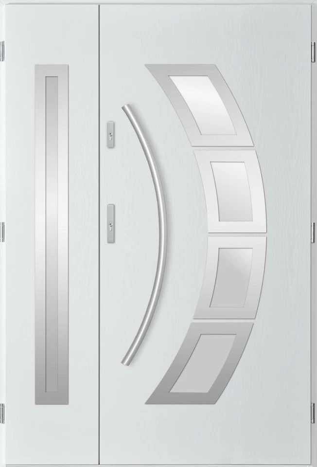 Double Front Entry Door, Side Panel, Anthracite, Metal + PUR, Globarro PS TAU2 - Image 4 of 4