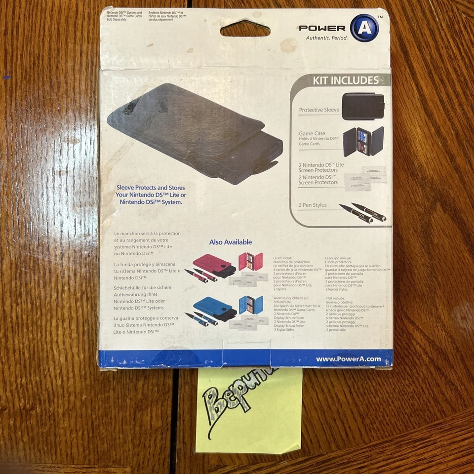 Nintendo DSi Essentials Kit PowerA (Black) (Nintendo DS) BRAND NEW Stylus More - Image 2 of 3