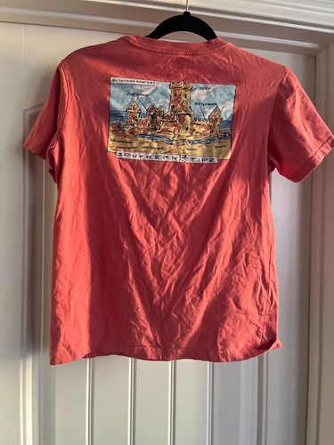 Southern Tide The Skipjack Graphic Print Teal Size XL T-Shirt Orange - Picture 2 of 5