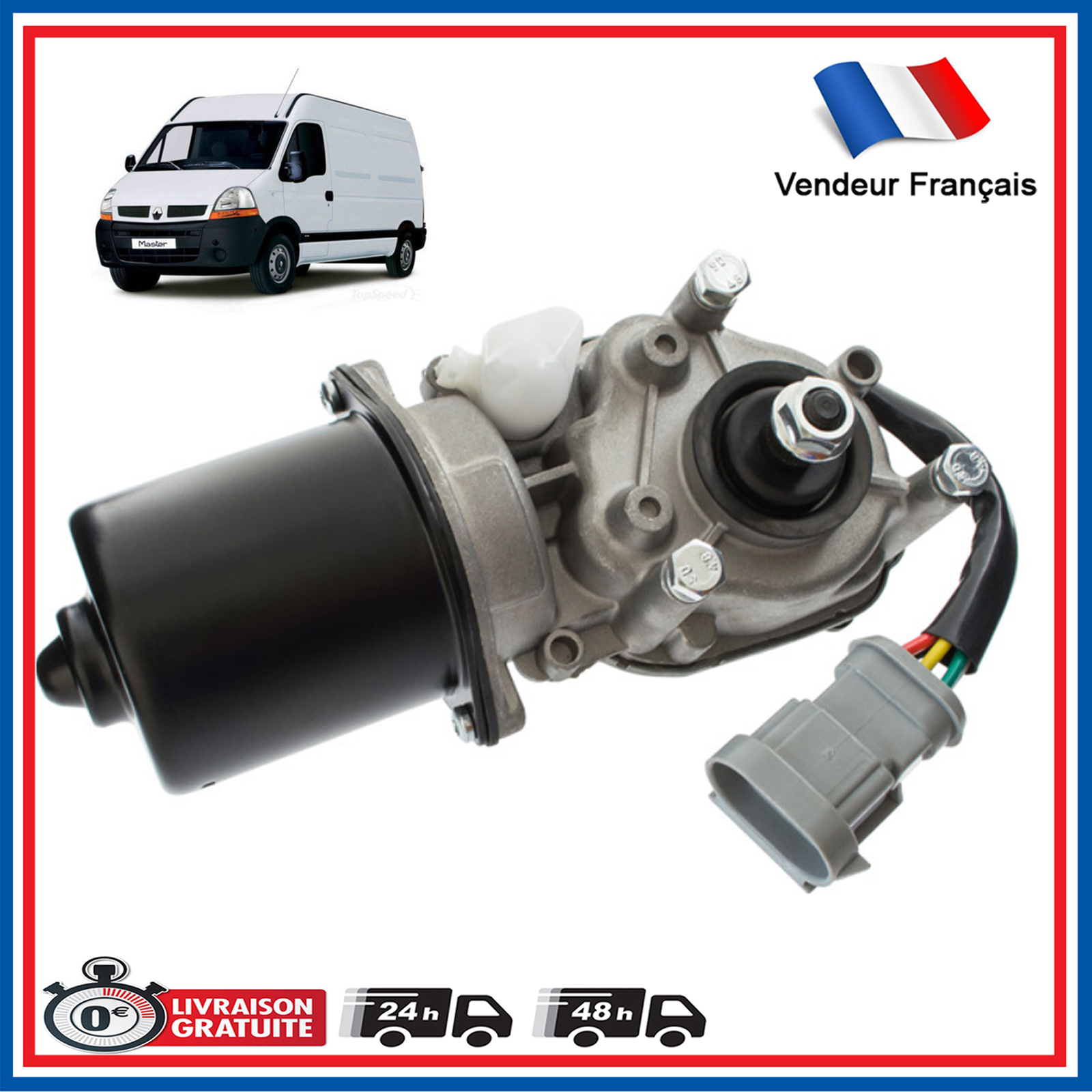 Moteur essuie-glace Daily III resout la panne de balayage de pare-brise utilitaire