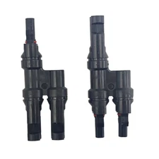 Solar Panel T Branch Cable Connector Waterproof Splitter Coupler Combiner