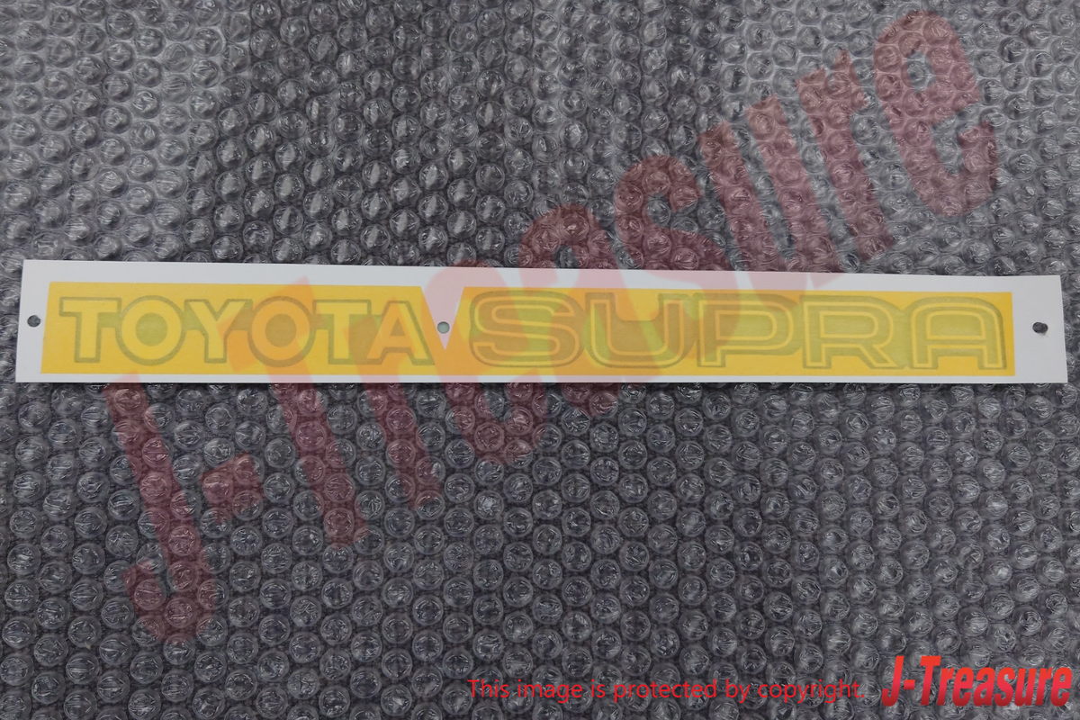 TOYOTA SUPRA A70 1988-1993 Genuine Back Door Name Plate Emblem