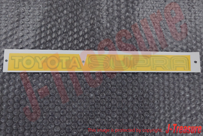 TOYOTA SUPRA A70 1988-1993 Genuine Back Door Name Plate Emblem