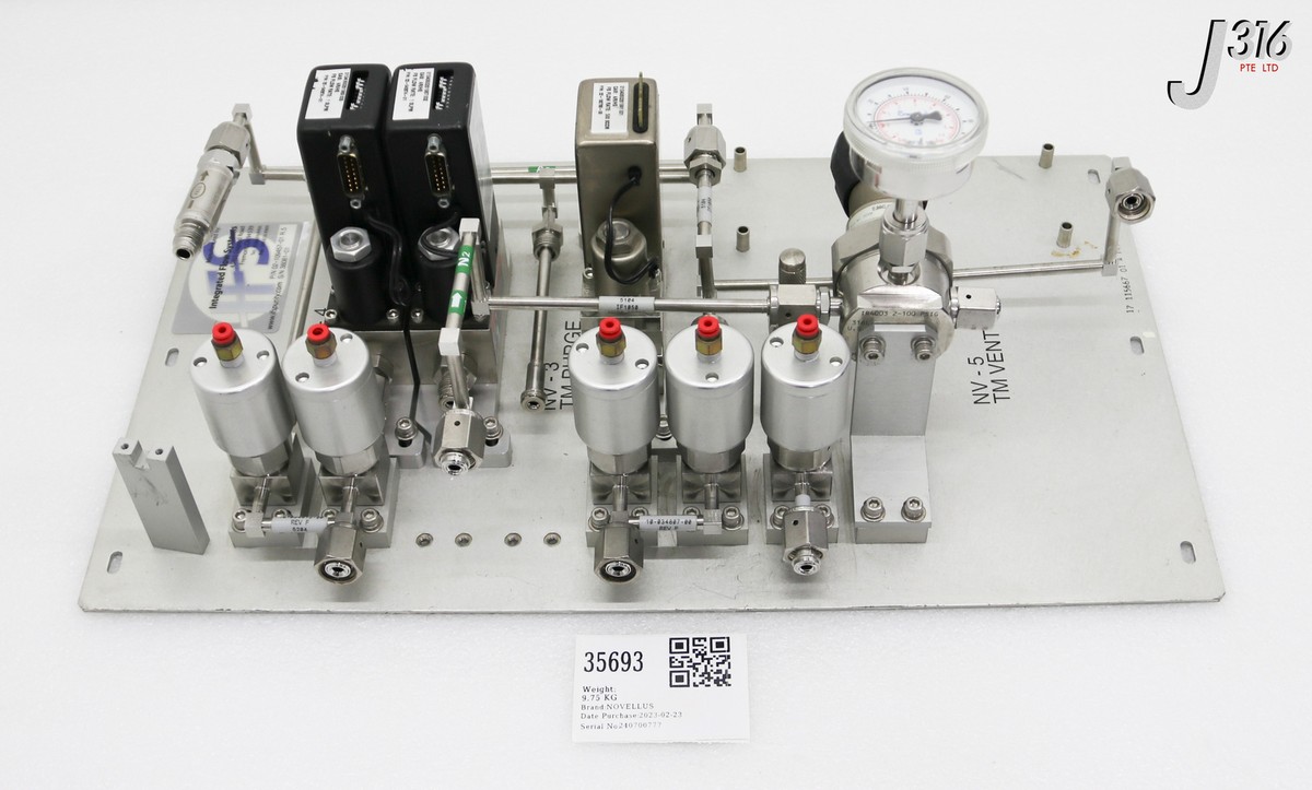 35693 NOVELLUS PANEL ASSY, VENT/PURGE HI-LO 02-109457-01 | eBay