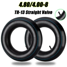 2Pcs 4.80/4.00-8" Replacement Tire Inner Tube with Straight Valve Stem for ATVs