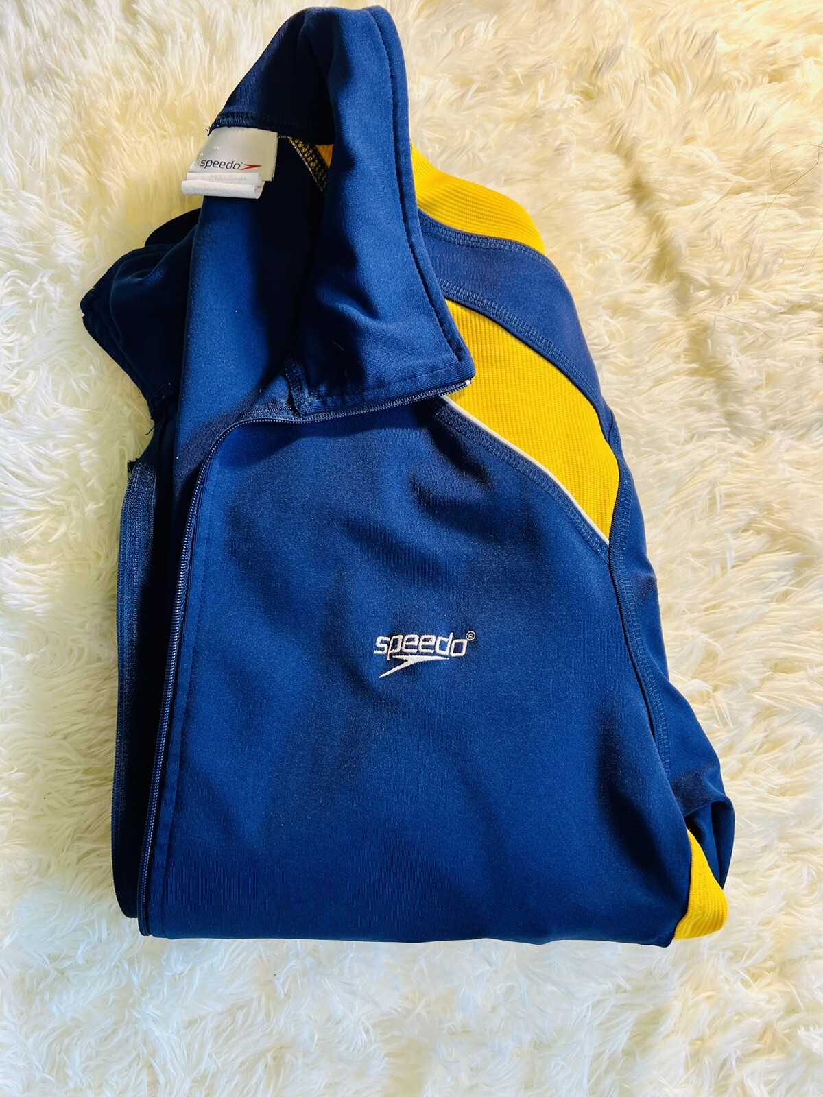 Speedo Streamline Warm Up Swim Team Jacket Windbreake… Gem