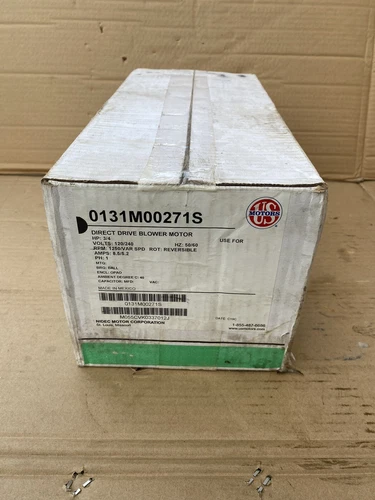 Goodman Amana US Motors 0131M00271S Blower Motor 3/4HP 120/240V 1250RPM 50/60Hz