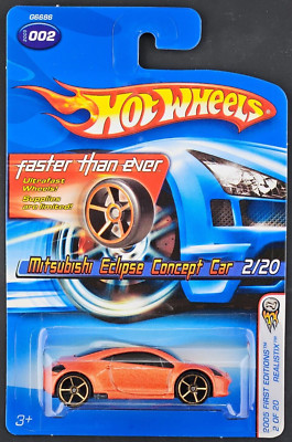 2005 Hot Wheels Faster Than Ever FTE #2/20 Mitsubishi Eclipse Concept Car VHTF