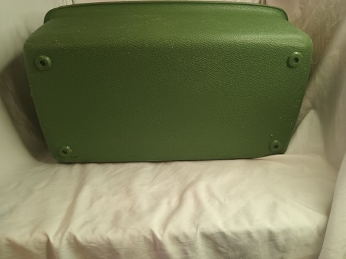Vintage Green Royal Traveller Train Case Makeup Carry-On Luggage NO KEY - Picture 10 of 17