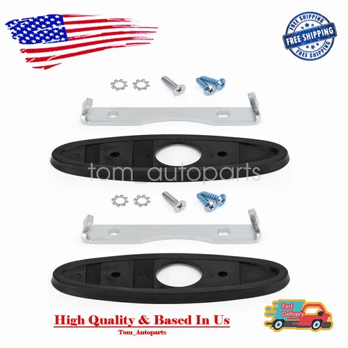 Outside Bullet Mirror Mounting Set Replace 70-81 Firebird Camaro Nova GTO 442