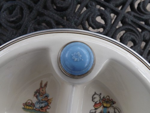 Vintage Majestic Child's Divided Warming Dish. Made in USA 8" Nice Condition - Bild 7 von 7