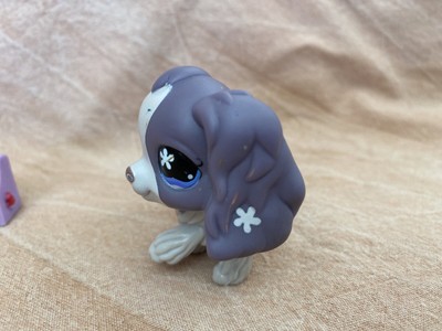 Figurine Littlest Pet Shop - Chien Épagneul 672 Bis - Hasbro - Occasion
