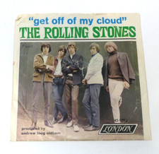 THE ROLLING STONES Get Off My Cloud  I'm Free 1965 7" 45 RPM Single 45 LON 9792