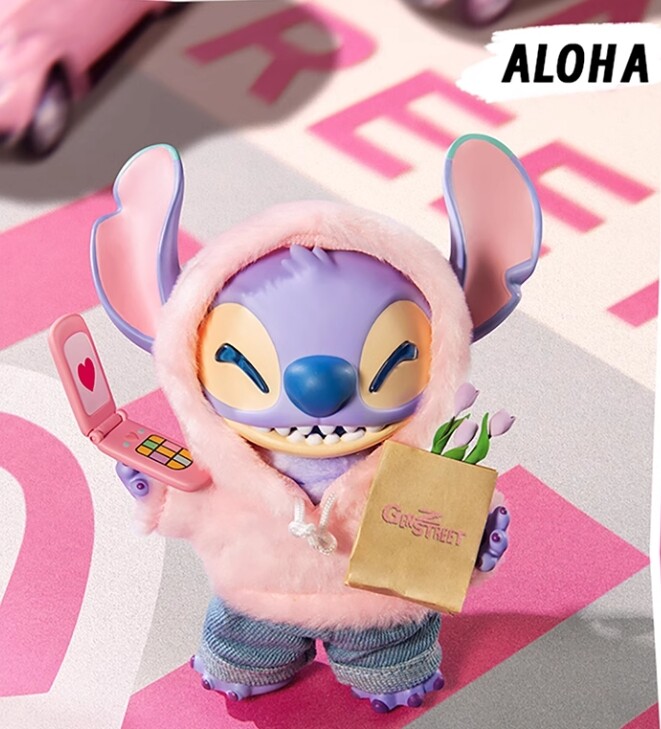 MINISO Disney Stitch GenZ Street Series Blind Box Vinyl Plush Toys