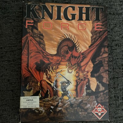 Knight Force Commodore Amiga 512K Game - Titus RPG Magic - Very Goid!