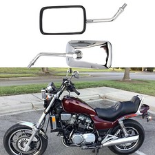 For Honda Magna 250 VF 750C 500C Chrome Rectangle Motorcycle Rearview Mirrors