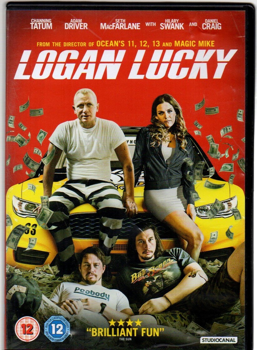 Logan Lucky (DVD, 2017) Channing Tatum & Daniel Craig