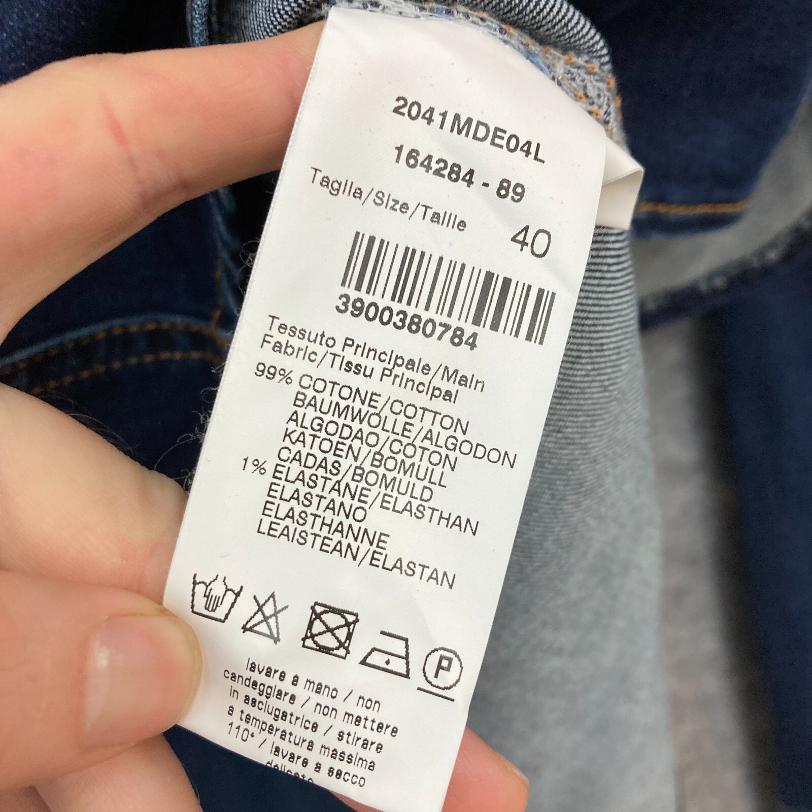 MSGM Jacket Womens 40 Blue Sequin Embroidered Det… - image 9