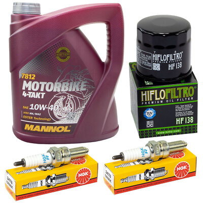 Wartungspaket Für Cagiva Raptor 1000 - Öl, Filter & Zündkerzen Set