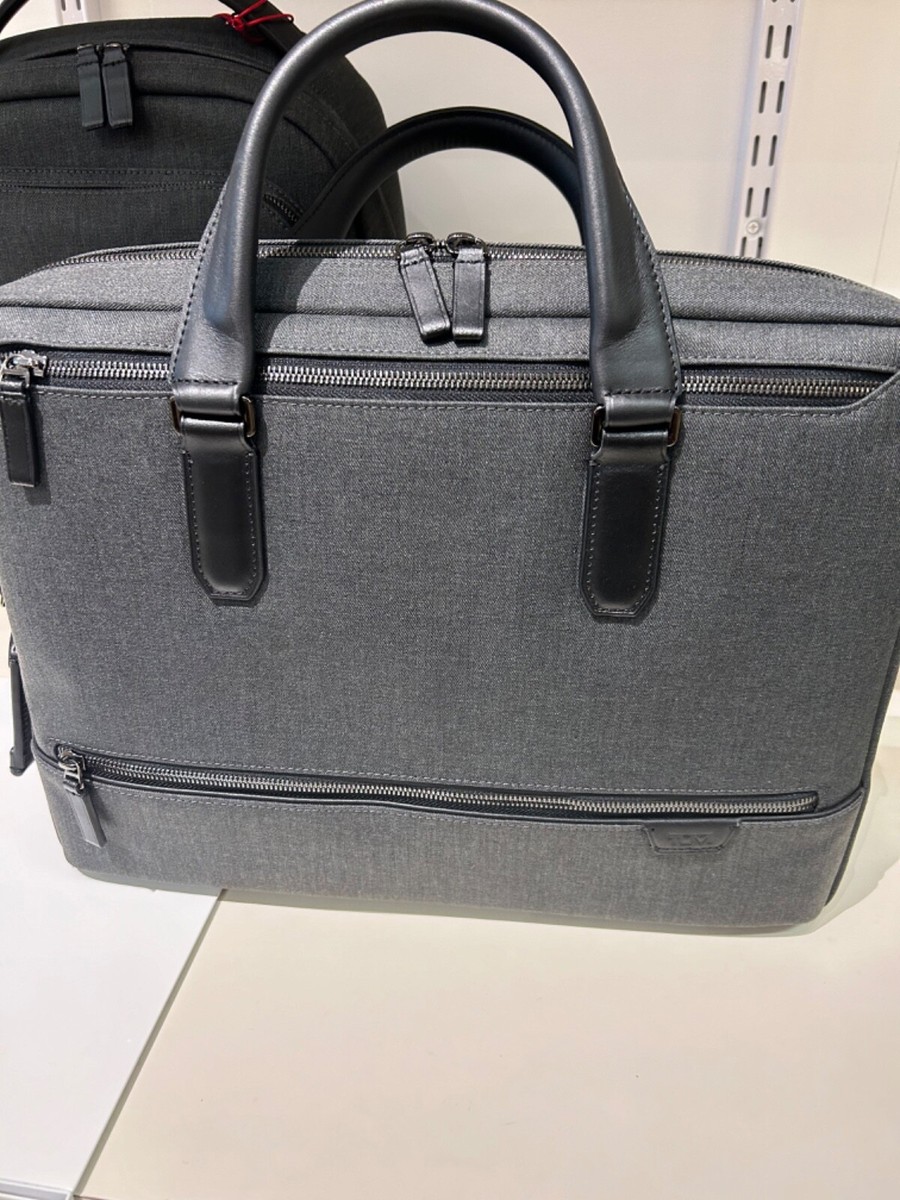 NEW Tumi Harrison AVONDALE Polyester Top Zip Brief Briefcase