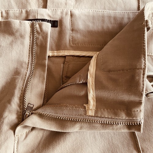 Hugo Boss Straight Skirt Womens Size 12 Beige Taupe High Waist Knee length - Picture 13 of 17
